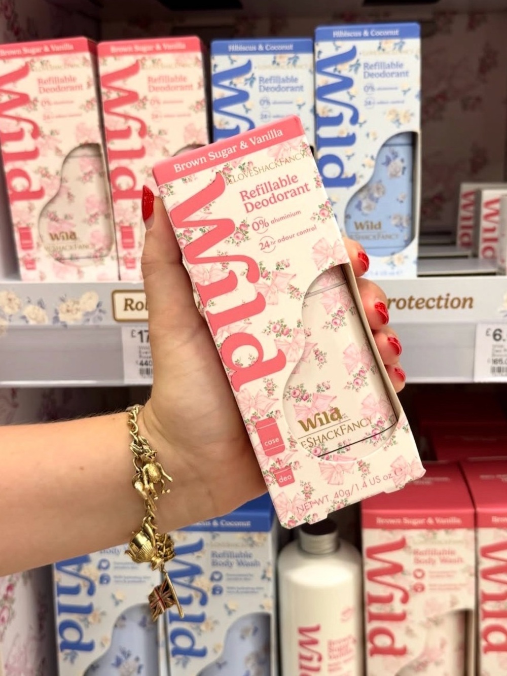 LoveShackFancy x Wild Cosmetics Rosa Beaux refillable deodorant